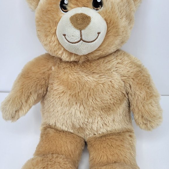 Talking Build A Bear "I Love You" Tan Teddy Stuffed Animal Soft Toy Plush Cuddly - Picture 4 of 15